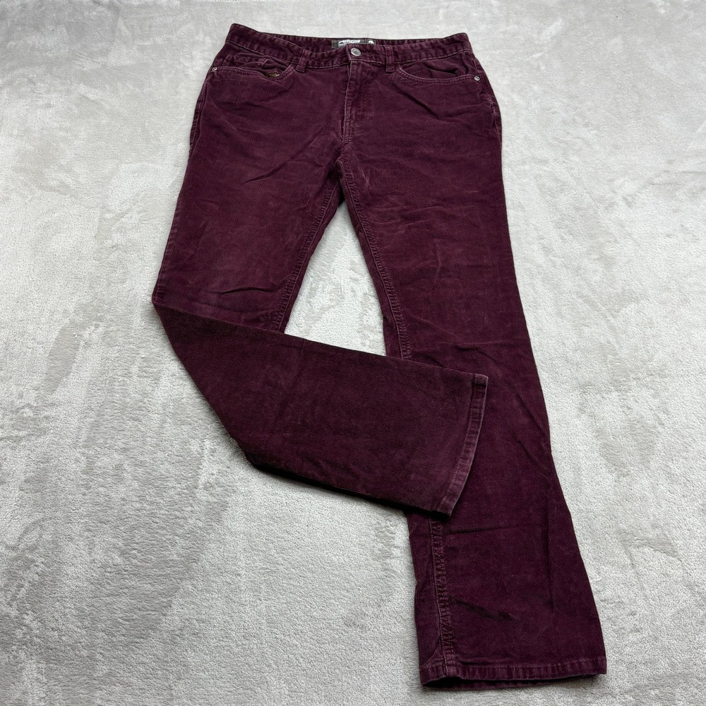 Mountain Khakis Corduroy Pants Women 6R Burgundy Canyon Cabincore Gorpcore Fall